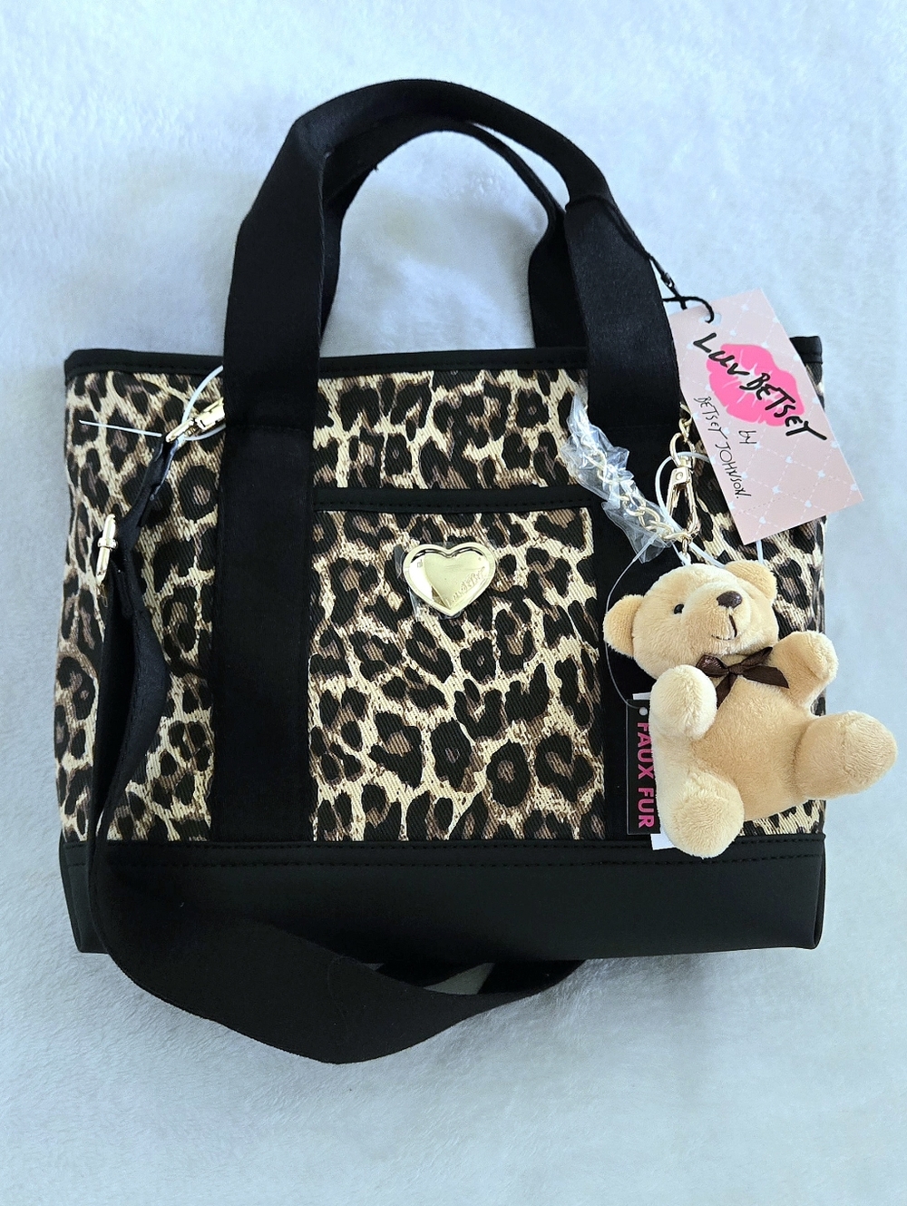 Luv Betsey💋 by Betsey Johnson Leopard🐆 Print Bag👜 - NWT